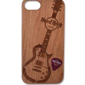 Hard Rock Cafe Tan Guitar Phone Case